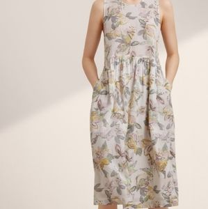 Aritzia Floral Midi Dress